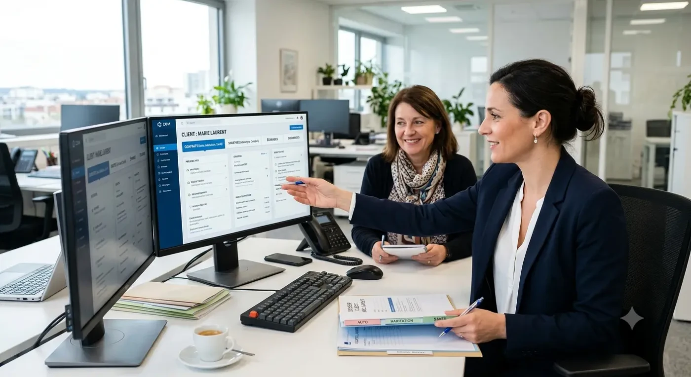 CRM pour cabinet d'assurance : ce qui change quand chaque sinistre a un historique